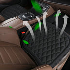 Car Seat Cover, Breathable Anti-Slip Bottom Seat Cushion Mat Pad, Universal Four Seasons, Car Front Driver Bottom Seat Cover CM World