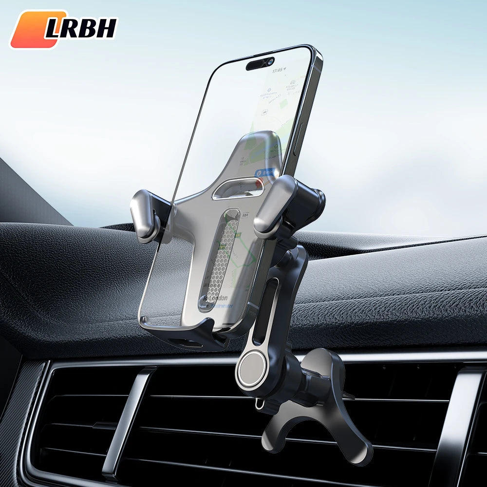 Car Vent Phone Mount, [Never Blocking Vent, Enjoy The Comfort of The A/C] Hands-Free Universal Extension Clip Air Phone Holder CM World