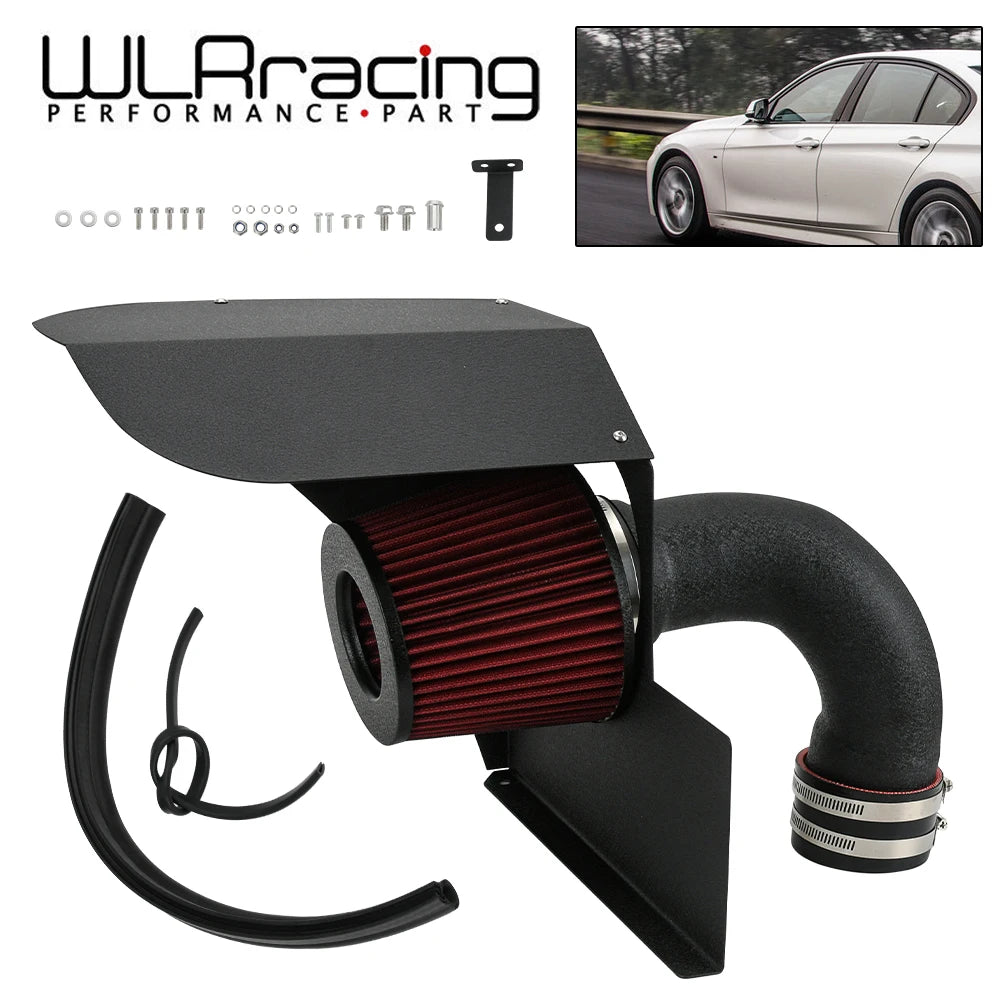 3.5' Cold Air Intake System Kit With Heat Shield For BMW 120i 125i 220i 230i 320i 420i 430i B48 2.0T Engines 16-18