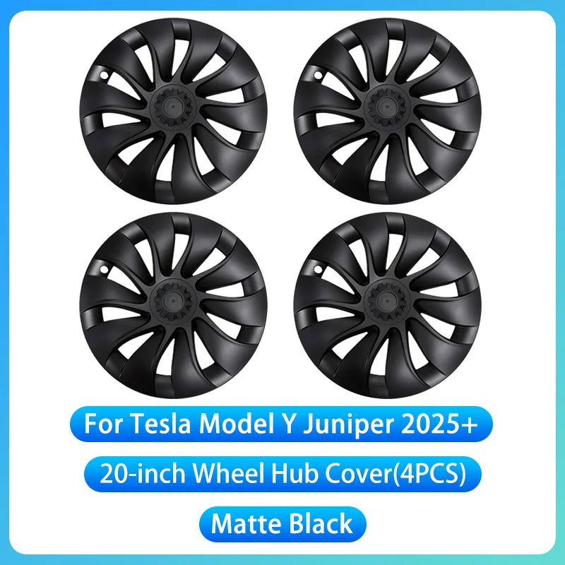 For Tesla Model Y Juniper 2025+ 4PCS Hub Cap Car Replacement Wheel Cap 20 Inch Performance Automobile Hubcap Cover Accessories CM World