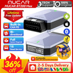 Lifetime Free Update MUCAR BT200 Max OBD2 Scanner AI Assisted CAN FD Bi-directional  All System Diagnostic Tool 15 Reset