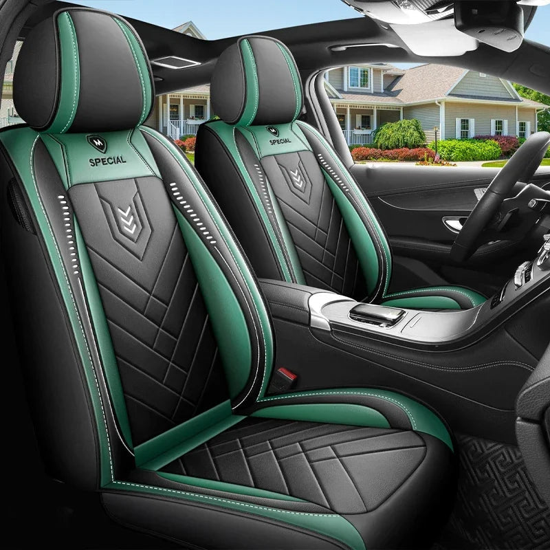 New upgraded car seat cushion, new fully enclosed car seat cover, all season universal small car seat cover, leather seat cover CM World
