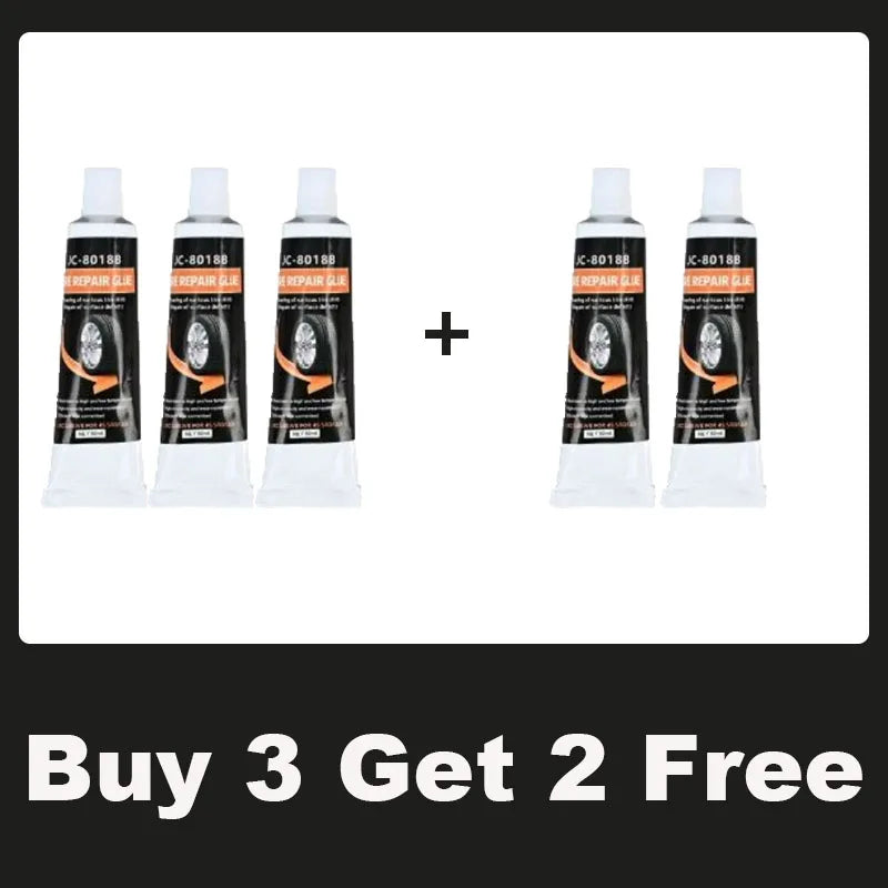 Black Tyre Repair Instant Liquid Strong Rubber Glues Wear-resistant Rubber Non-corrosive Adhesive Glue Car Instant Strong Tools