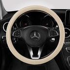 Car Anti-Slip Leather Steering Wheel Cover Universal Car Steering Wheel Protective Cover Fashion Style 38cm Sport Style Cool CM World
