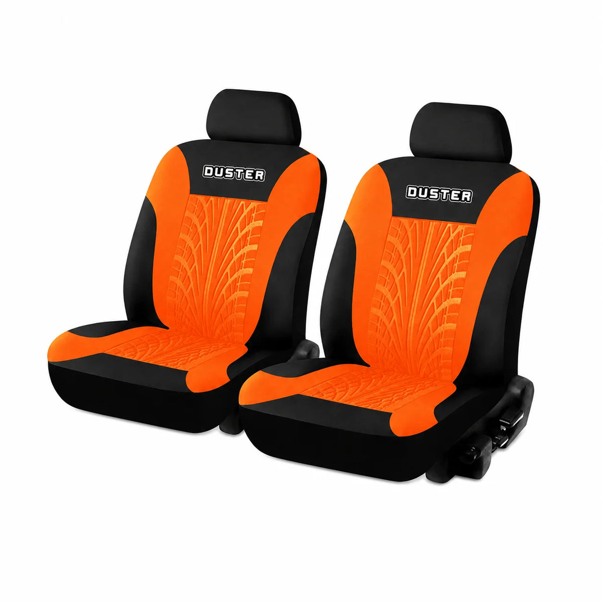 Universal Car Seat Covers Full Set Fit Front Rear Auto Seat Protector Tire Track Pattern for Cars SUV