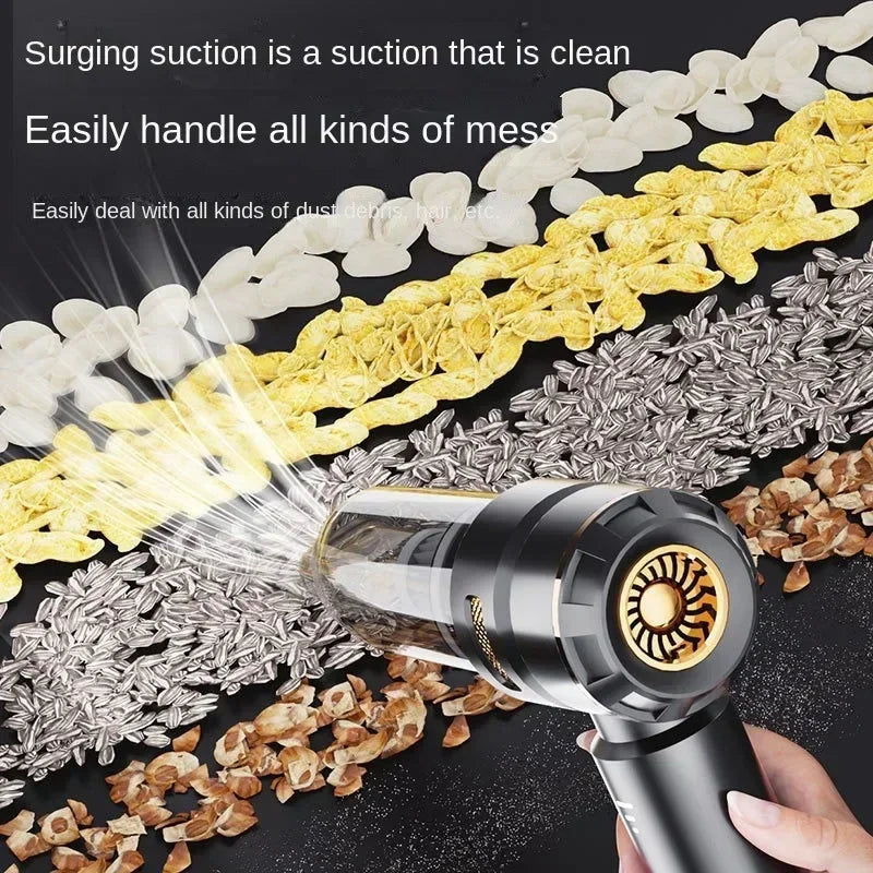 Car Vacuum Cleaner High Power Portable Handheld Wireless Brushless Motor Cleaning Machine Powerful Air Duster for Home Appliance CM World