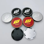 4pcs 51mm O.D / 46mm I.D W Work Logo Emblem Car Wheel Center Caps  Wheels Hub Rim Hubcaps Cover Car Replace Styling Accessories