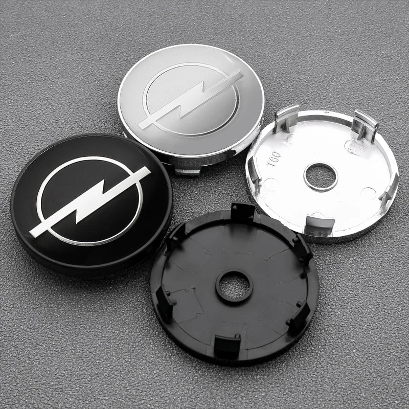 4Pc 56mm 60mm Car Wheel Center Hub Cap For Opel Astra Grandland Corsa Mokka Frontera Insignia Zafira Rim Cover Sticker Accessory