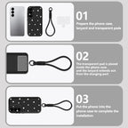 Simple Love Patterned Lanyard Phone Case For Samsung Galaxy S26 S25 FE S26 S24 S23 S22 Ultra S23 Plus S25 Edge Soft Strap Cover
