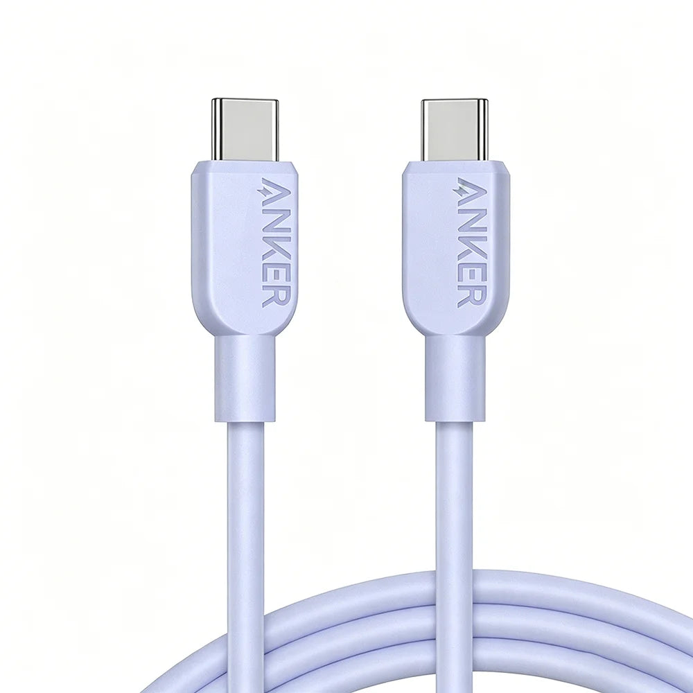 Anker USB C Cable 310 USB C to USB C Cable 60W 3A Type Charger Cable Fast Charge for iPhone