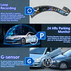 2026 New 360° 3/5 Channels Car Dash Cam Video Recorder 1080P Car DVR Front inside optional Rear View Night Vision Black Box