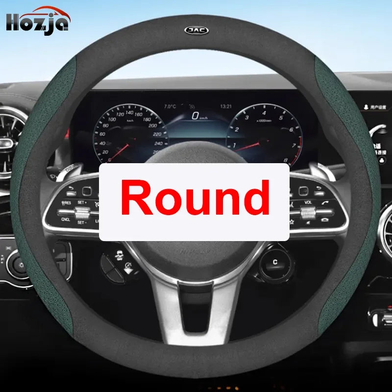Car Steering Wheel Cover for JAC 2 4 8 J7 J8 JS2 JS8 JS4 JS6 T8 T9 Sunray 2024 2025 Accessories