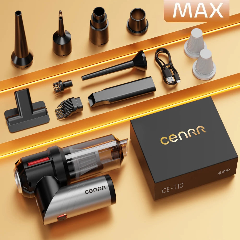 CENRR 998000PA Powerful Vacuum Cleaner Mini Cordless Portable Car Vacuum Cleaner for Home Appliance Handheld Blower Car Cleaner