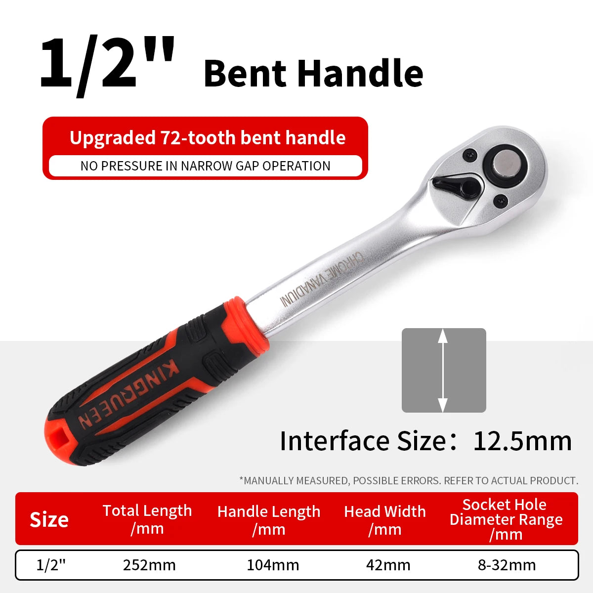 New Frosted Quick Ratchet Wrench Oil-resistant 72 Tooth Drive 1/4 3/8 1/2 Inch Socket Two-way Flying Wrench DIY Hand Repair Tool Car Mobile World