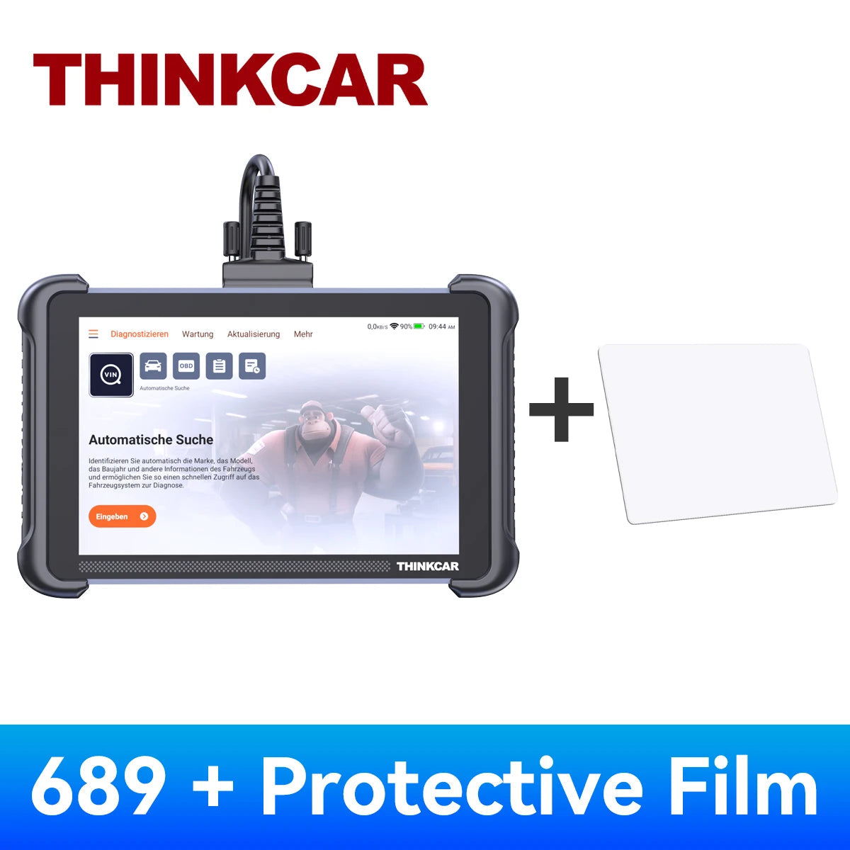 THINKCAR THINKSCAN 689 Professional Car Diagnostic Tools CANFD DOIP Bi-directional ECU Coding 34 Reset Full System Obd2 Scanner Car Mobile World
