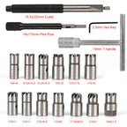 Car Diesel Injector Seat Cutter Set Oil Nozzle Reamer Carbon Remover Clean Kit Auto Repair Tool Automotive Accessories Universal CM World