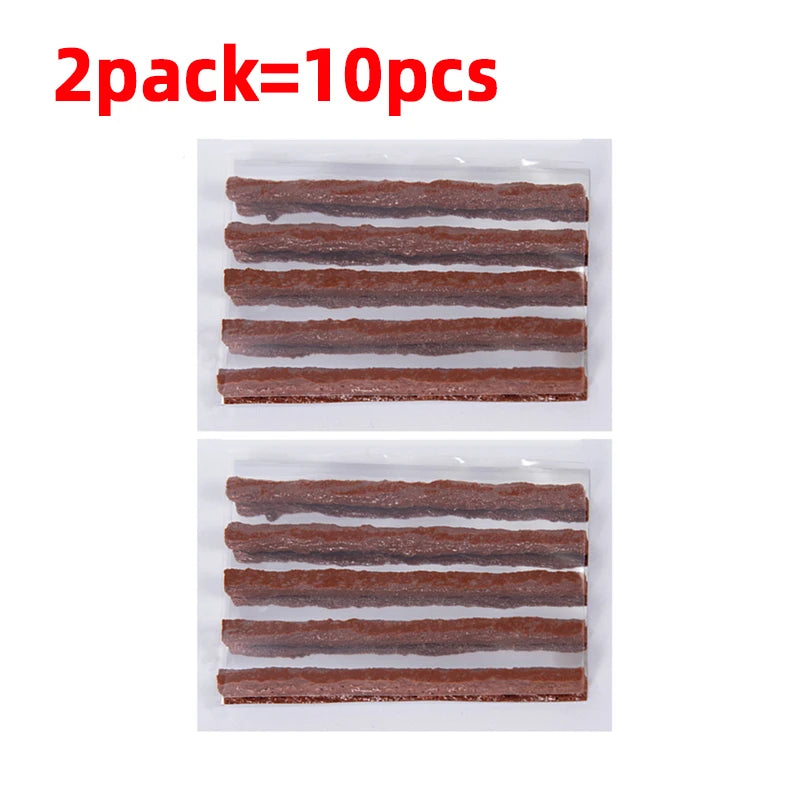 5/50Pcs Tire Repair Strips Tubeless Rubber Stiring Glue Seals for Car Motorcycle Tyre Puncture kit wicks worms Tools Accessories CM World