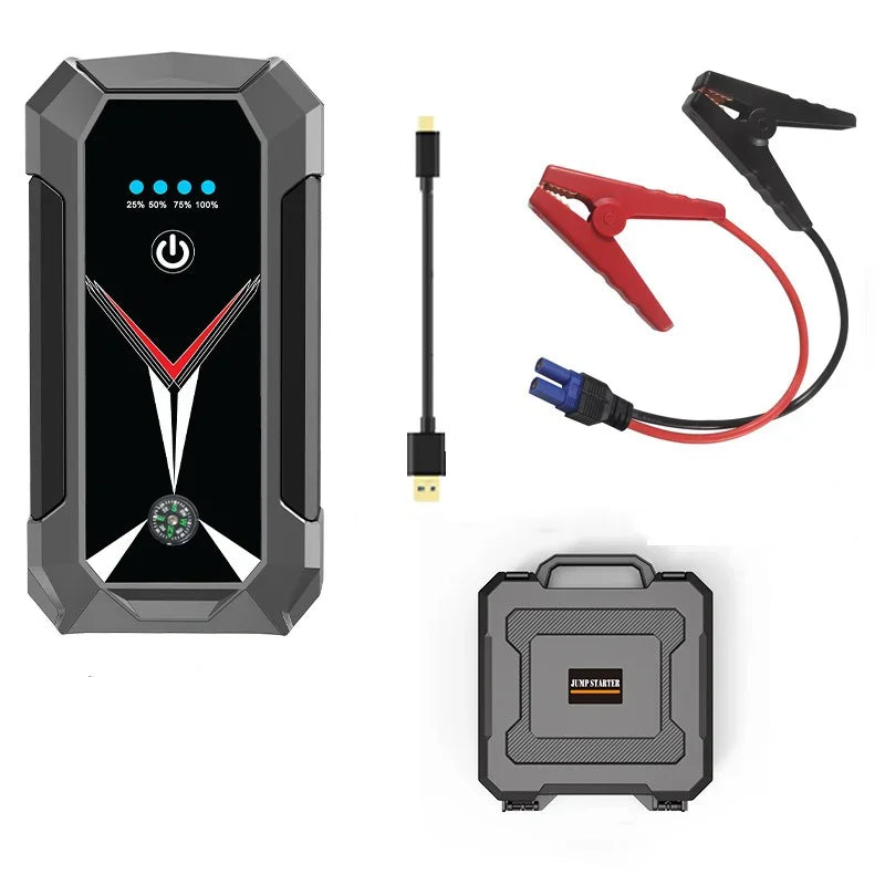 3000A Car Jump Starter with Power Bank 12V Emergency Battery Booster for Petrol Diesel Cars Portable Jump Box.