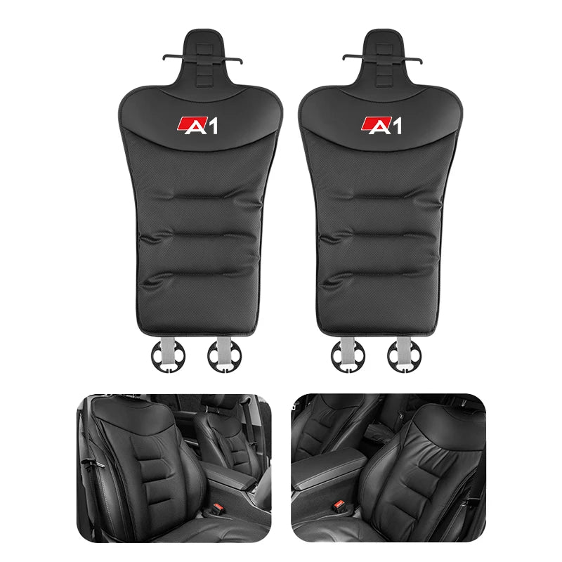 Car Seat Cushion For Audi A1 Sportback 3D Embroidered Thickened Seat Protector Pad Front & Rear Seat Covers Auto Accessories