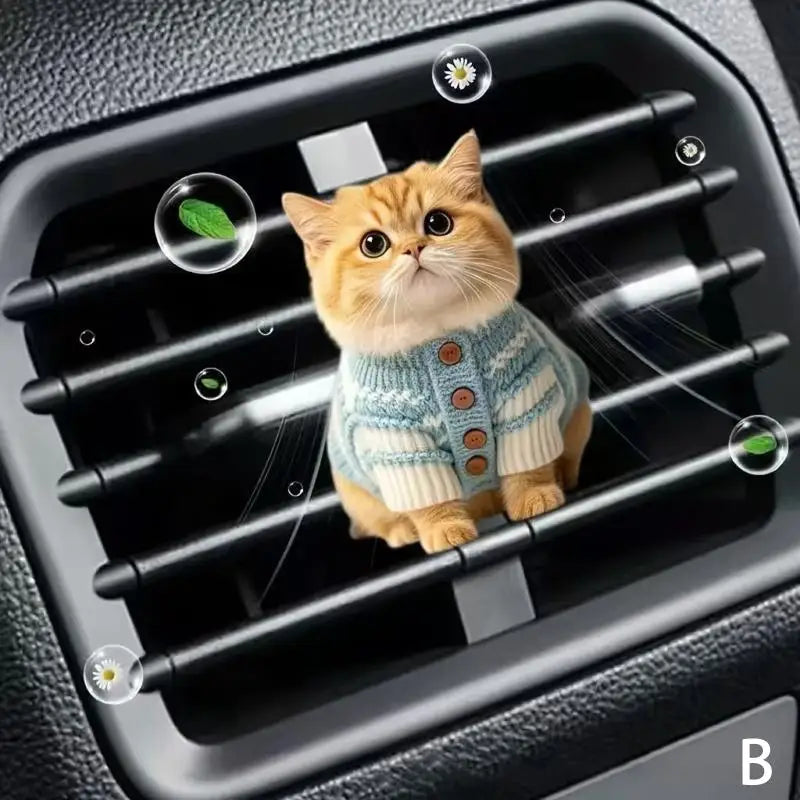 2D Diffuser Vent Outlet Perfume Clips for Aromatherapy, Air Freshener and Car Interior Decoration