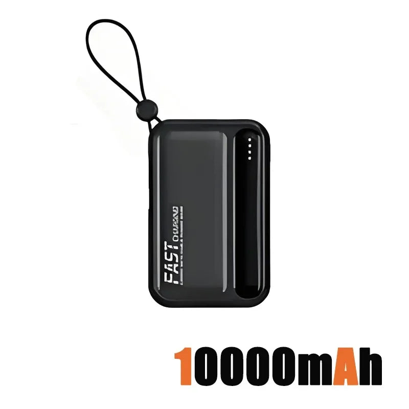 120W 500000mAh Power Bank Large Capacity 4 In1 Cables Intelligent Digital Display Light Portable Powerbank For iPhone Huawei New