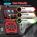 Professional Obd2 Diagnostic Scanner Tool, USB Powered, Engine Fault Detector, Code Reader, Battery Tester, I/M Readiness Status, Code Eraser, Supports 10 Languages, Suitable for All Obd Ii Protocol Cars Manufactured since 19 Car Mobile World