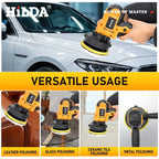 HILDA Electric Car Polisher Car Beauty Waxing Machine  Adjustable Speed Sanding Waxing Tools Automotive Polishing Scratch Repair CM World