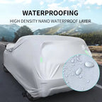 Outdoor Full Car Cover For Hyundai Tucson with Reflective Strips Waterproof Snowproof Dustproof UV Protection Auto Accessories Car Mobile World