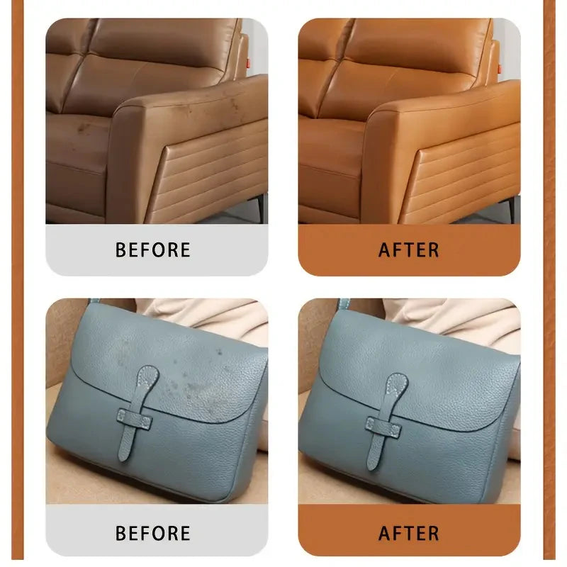 Multifunctional Leather Care Maintenance Oil Cleaning Cream for Car Interior Leather Seat Sofa Bag Shoes Jacket Care Polishing CM World