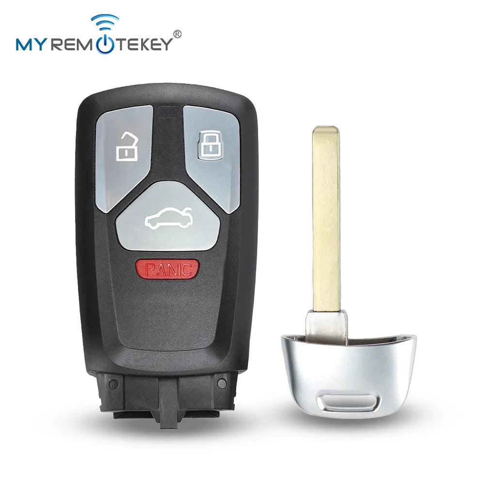 MYREMOTEKEY 4M0 959 754 Smart key case 3/4 button for Audi A3 TT R8  A4 A5 Q5 Q7 S5 SQ5 2016 2017 2018 CM World