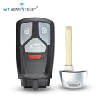 MYREMOTEKEY 4M0 959 754 Smart key case 3/4 button for Audi A3 TT R8  A4 A5 Q5 Q7 S5 SQ5 2016 2017 2018 CM World