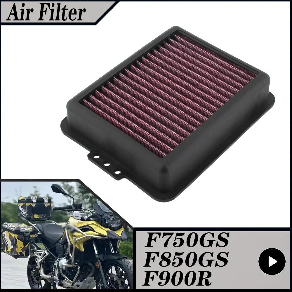 Motorcycle Washable Air Filter For BMW F750GS F850GS F900R F900XR Replaceable BM-8518 HFA7801 13728561572 Air Intake Filter CM World