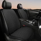 Car Seat Cushion, All Season Universal Linen Car Seat Cushion Cover, Anti Slip, Wear-Resistant, Small Three Piece Rear Seat