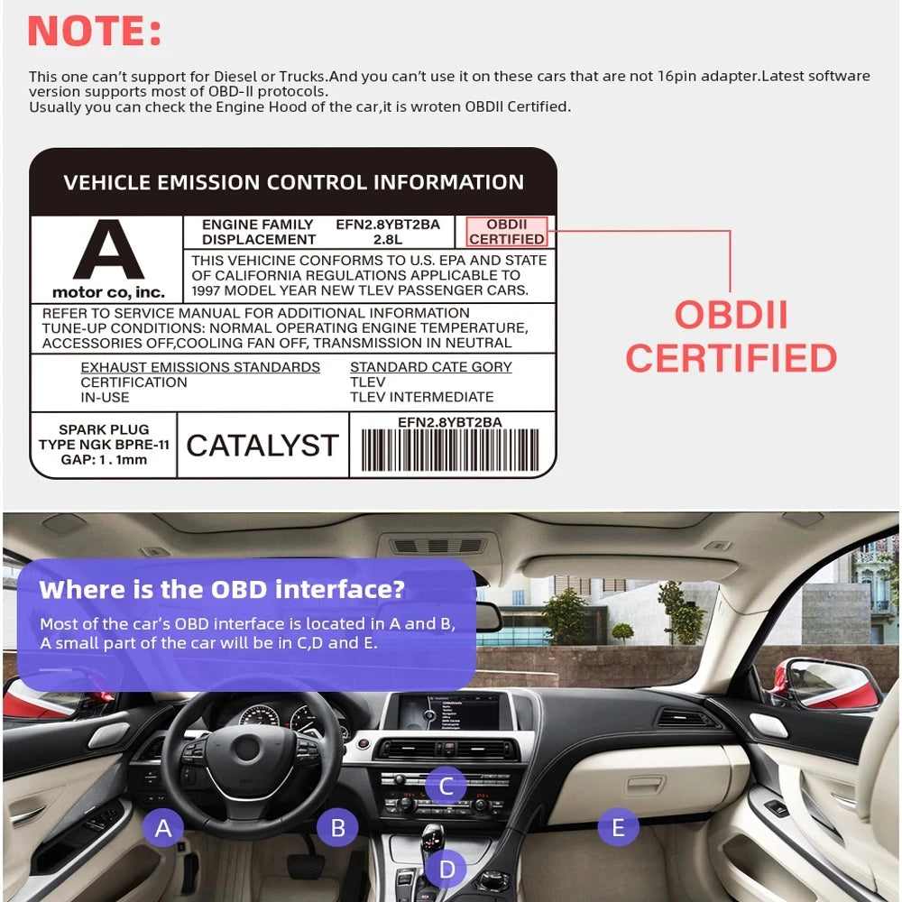 2025 New KONNWEI KW901 ELM327 V1.5 Bluetooth5.0 Car Auto OBD2 Scanner Android/IOS Car Diagnostic Tool Code Reader pk Vgate ICAR2 Car Mobile World