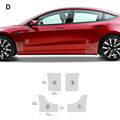For Tesla Model 3 2017-2024 Door Edge Guard Clear TPU Paint Protection Film Anti Scratch 4PCS Front Rear Kit Invisible Shield Car Mobile World