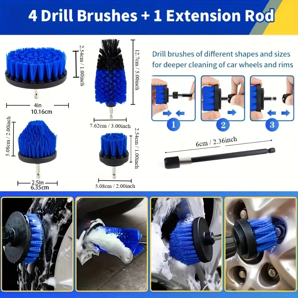27 Pcs RV Car Wash Kit, Car Accessories, Cleaning Supplies, Car Cleaning Brush, Car Repair Kit, Car Repair Brush, Bathroom CM World