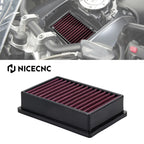 NICECNC High Flow Air Filter For BMW R1250GS /Adventure R1250 R/RS/RT 2018-2024 R1200GS LC GSA R1200 R/RS/RT/ LC 2013-2018 CM World