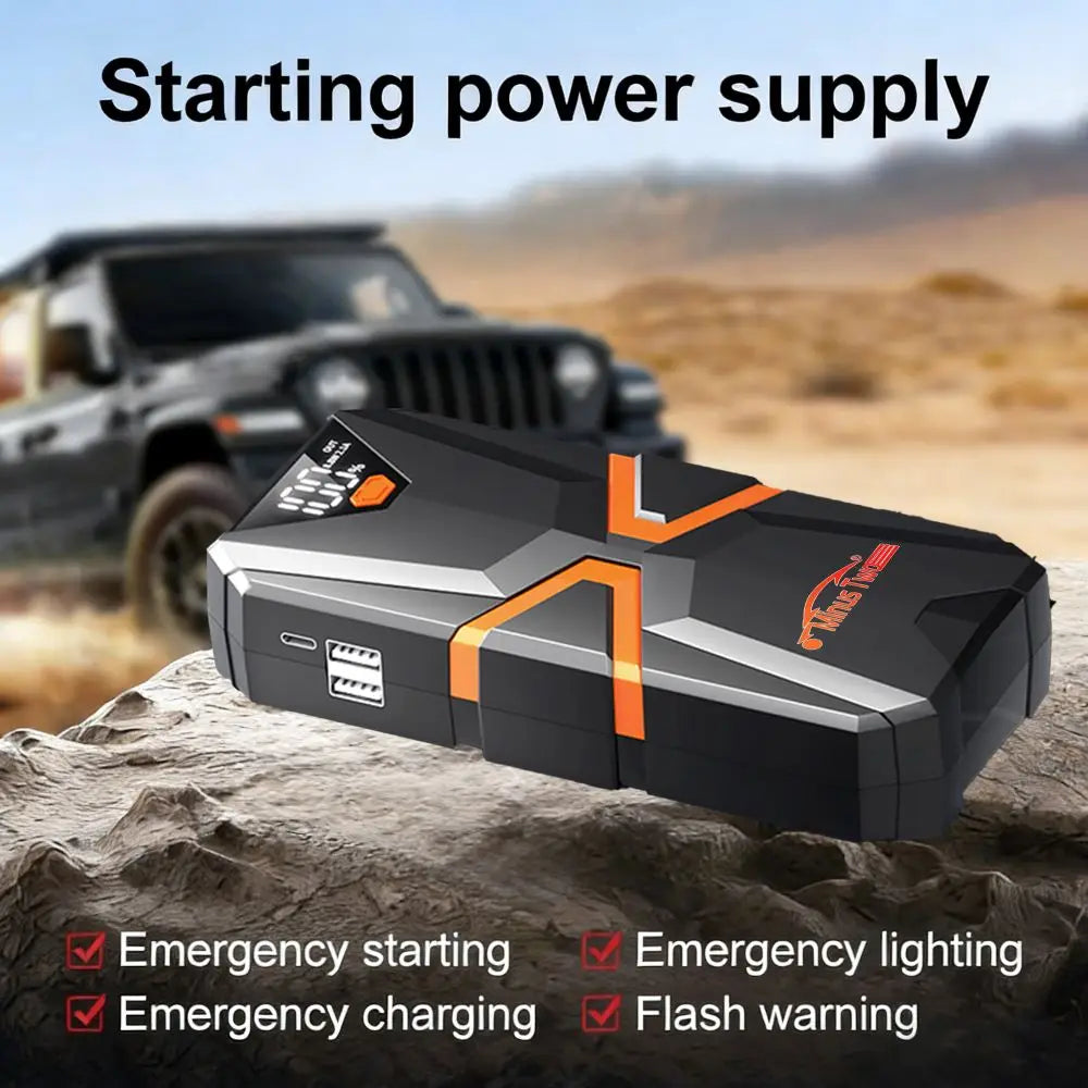 2000A Car Jump Starter Big Power Bank Car Battery Booster 12V Car Starting Device for Petrol 6.0L Diesel 5.0L