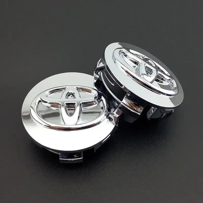 4pcs 62mm Car Styling Wheel Hub Center Caps Rim Cover Badge For Toyota Corolla Yaris CHR Rav4 Highlander Avalvn Camry accessory CM World