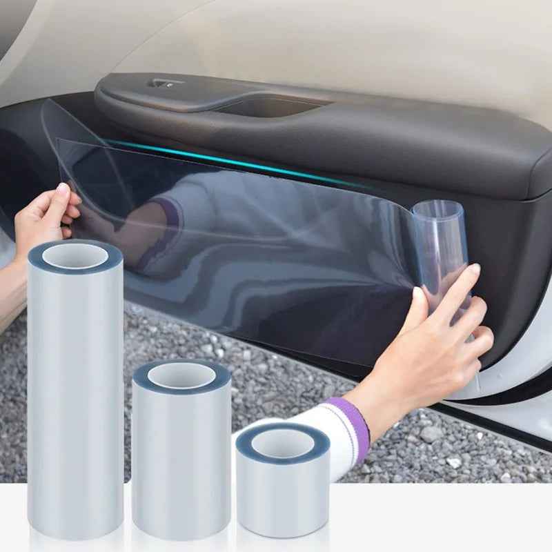 Scratch resistant Clear Paint Protection Film Car Film Waterproof Cars Bumper Sticker Car Protective Film 10/15/20cm Car Mobile World