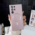 Soft Shockproof Magnetic Case For Magsafe Samsung Galaxy S26 Ultra S25 S24 S22 S21 Plus S20 FE Edge With Lens Protector Cover