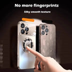 Luxury Titanium Metallic Color Matte Magnetic Case for iPhone 17 16 Pro Max 15 14 Plus 13 12 For Magsafe Wireless Charge Cover Car Mobile World