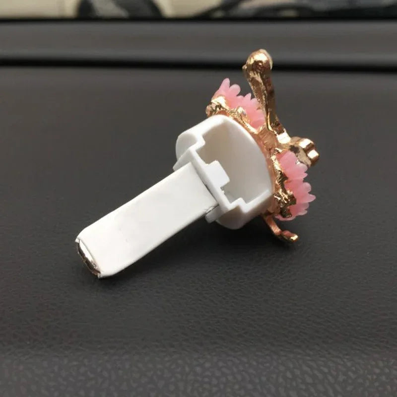 Car Fragrance Perfume Clip Diffuser Ballet Girl Car Air Freshener Auto Vent Scent Parfum Diffuser Diffuseur Voiture Car Purifier CM World