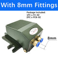 FV-02 2 Way 2 Position Foot Pneumatic Pedal Valve Tool Switch Air Valves With PC Connector 1/4BSP Threaded