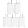 USB Wall Charger USB-A 5V 1A AC Power Adapter US Plug for iPhone 16 Samsung Xiaomi Console Camera Travel Charging Phone Adapters