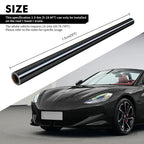 20X5FT High Glossy Black Carbon Fiber Car Wrap Vinyl Film Self Adhesive Auto Decal Bubble Car Body Film Vinyl Wrap Decals Car Mobile World