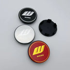 4pcs 51mm O.D / 46mm I.D W Work Logo Emblem Car Wheel Center Caps  Wheels Hub Rim Hubcaps Cover Car Replace Styling Accessories