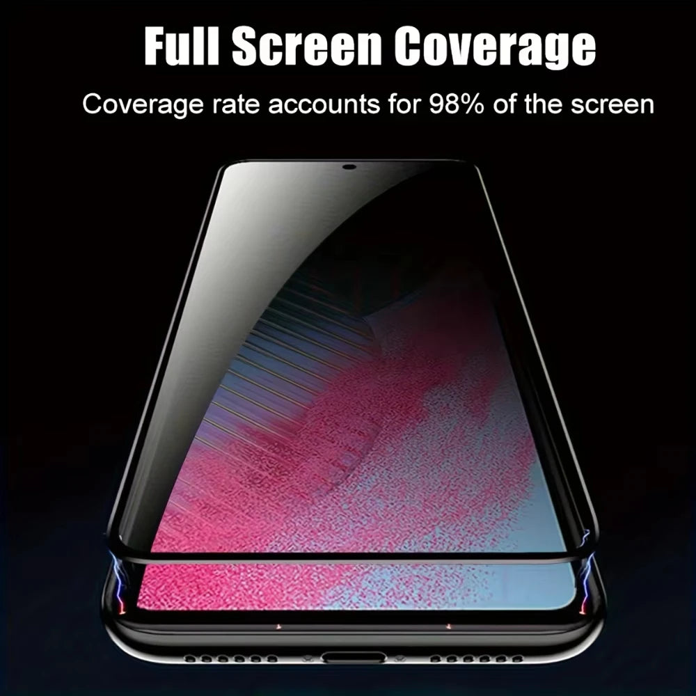 Full Cover Matte Privacy Screen Protector For iPhone 15 17 16 Pro 13 12 11 14 Pro Max 8 7 Plus 16e Air SE XS X XR Anti-Spy Film Car Mobile World