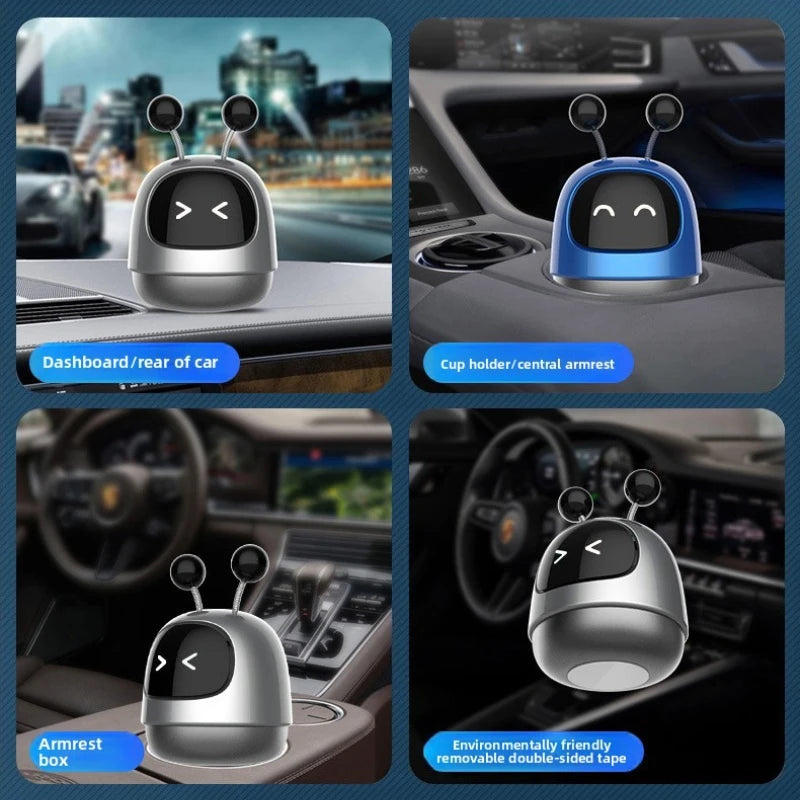Car air purifier Car Aromatherapy Big Robot Car Perfume Long-lasting Light Fragrance Car Interior Supplies Ornaments 1PC Car Mobile World