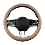 Motoptes Car Anti-Slip Leather Steering wheel Cover Universal car Steering Wheel Protective Cover Fashion Style 38cm Pink CM World